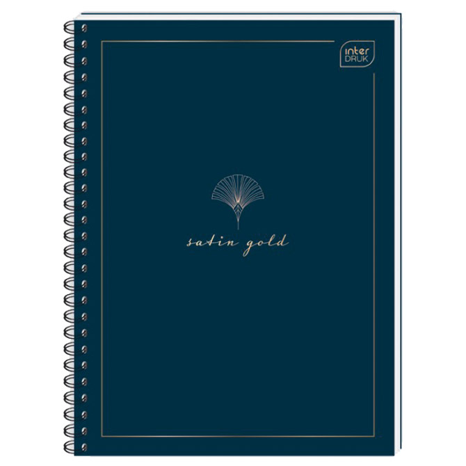 Blok kolegij A6 karo 80l metallic satin gold interdruk (52948)