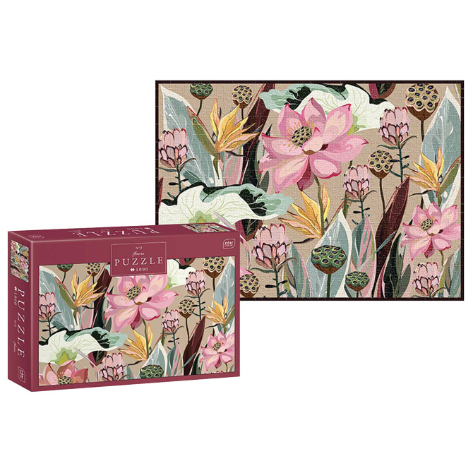 Puzzle 1000 kom flowers 2 interdruk (52968)
