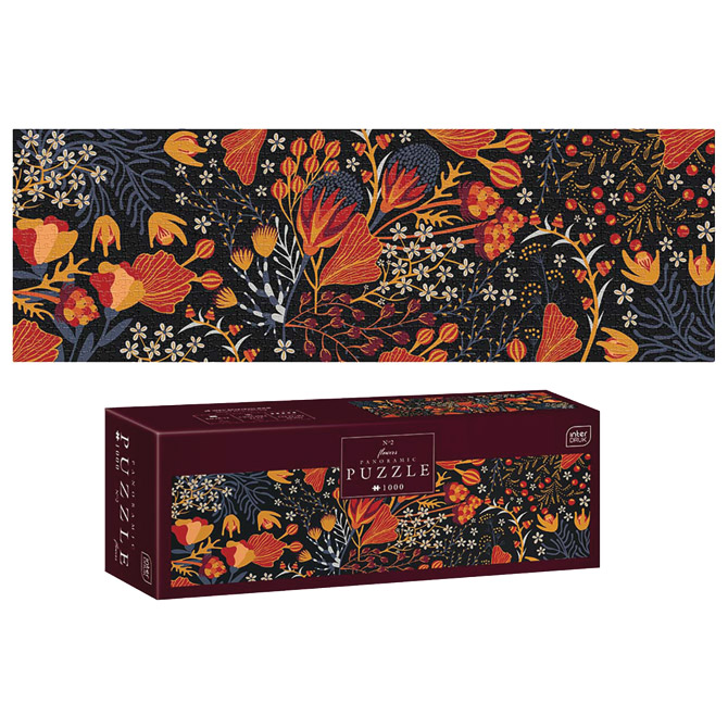 Puzzle 1000 kom (panorama) flowers 2 interdruk (52974)