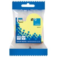 Blok samoljepljiv oblik srce 200l global notes 5823-39 neon sortirano blister (53375)