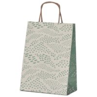 Vrećice ukrasne 36x41x12 cm carta erba rex-saul sadoch sdf36-309f bijela/zelena (53817)