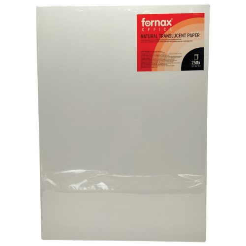 PAPIR-PAUS A3 83G pk250 NATURAL TRANSLUCENT FORNAX (53840)