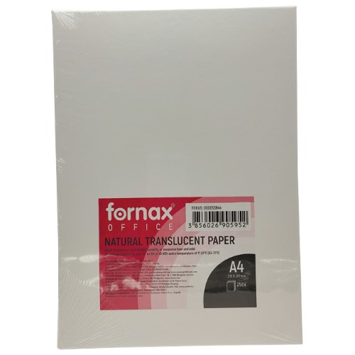 Papir-paus A4 90g pk250 natural translucent fornax (53842)