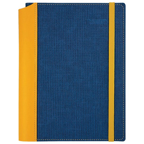 Notes b5 crte 160l 80g s gumicom, fleksibilna korica, borneo plavo/žuti (54084)