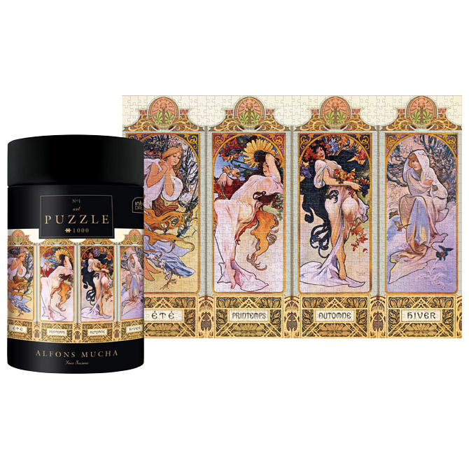 Puzzle 1000 kom tuba art.1 alfons mucha "four seasons" interdruk (54127)