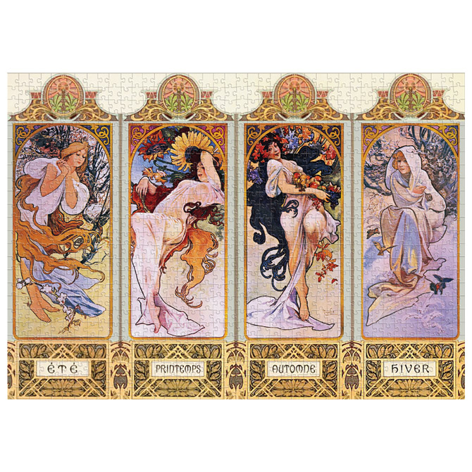 Puzzle 1000 kom tuba art.1 alfons mucha "four seasons" interdruk (54127)