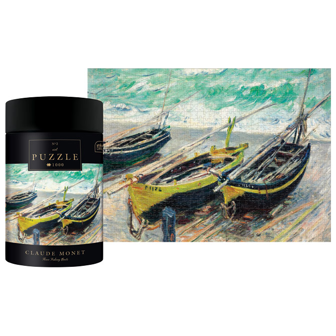 Puzzle 1000 kom tuba art.2 claude monet "three fishing boats" interdruk (54128)
