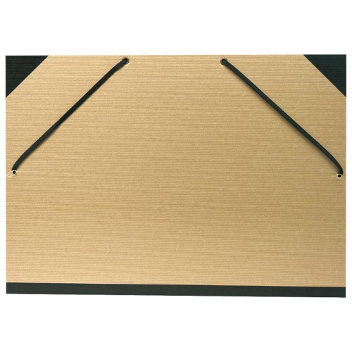 Mapa kartonska sa gumicom i crnim rubovima 32x45cm(a3) exacompta 544100e natur (54186)