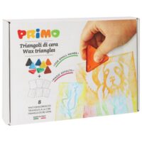 Boje voštane trokutaste 8boja plus šablone primo cmp.0721tri8st (54332)