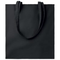 Vrećice za kupovinu pamučna 38x42cm-duge ručke midoceanbrands mo9268-03 crna (54344)