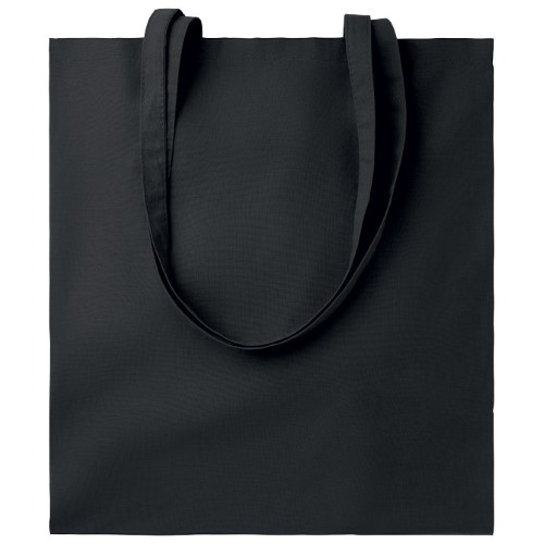 Vrećice za kupovinu pamučna 38x42cm-duge ručke midoceanbrands mo9268-03 crna (54344)