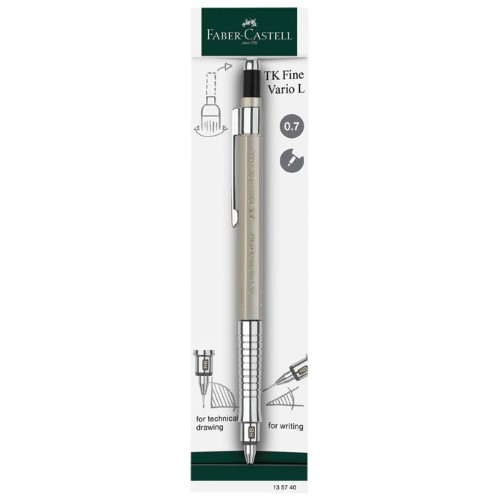 Olovka tehnička 0,7mm tk-fine vario l faber castell 135740 šampanj (54683)