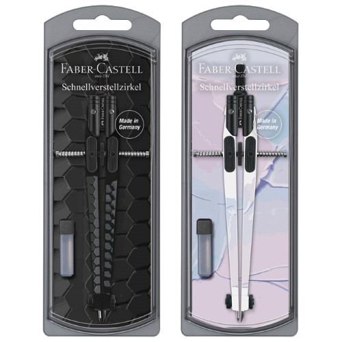 Šestar s preciznim podešavanjem plus mine dark&bright faber castell 574444 sortirano blister (54685)