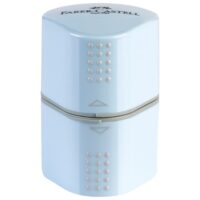 Šiljilo pvc s pvc kutijom 3rupe grip 2001 trio faber castell 183874 sky blue (54700)