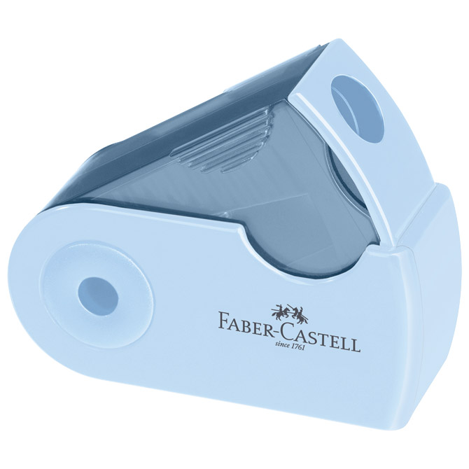 Šiljilo pvc s pvc kutijom 1rupa sleeve mini faber castell 182774 sortirano (54704)