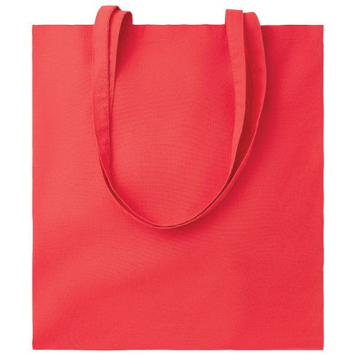 Vrećice za kupovinu pamučna 38x42cm-duge ručke midoceanbrands mo9268-05 crvena (54849)
