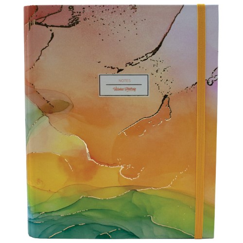 Organizer 18x23cm 108l spiralni s gumicom aquarel 1 marker 1793 (54902)