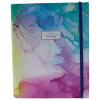 Organizer 18x23cm 108l spiralni s gumicom aquarel 2 marker 1794 (54903)