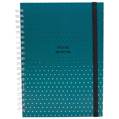 Blok kolegij A4 crte 120l s gumicom dots 2 marker zeleni 2430 (54926)