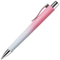 Olovka kemijska gumirana poly ball xb faber castell 241108 rozo-sv,plava (54928)