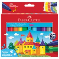 Flomaster školski 12boja jumbo kratki faber castell 154311 blister (54930)