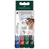 Marker za bijelu ploču 1,5-3mm w20/4boje faber castell 253942 blister (54955)