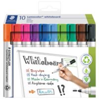 Marker za bijelu ploču 2mm pk10 reciklirani lumocolor staedtler 351 c10 sort (55346)