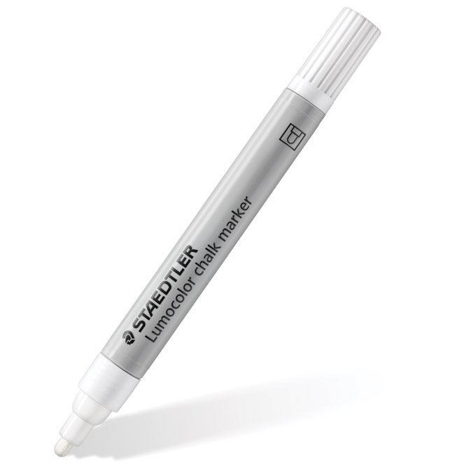Marker-kreda za staklo 2,4mm lumocolor staedtler 344-0 bijeli (55415)
