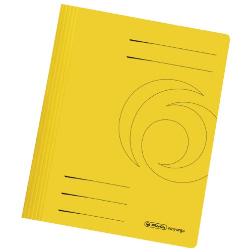 Fascikl mehanika euro karton A4 herlitz 11034303 žuti (55533)