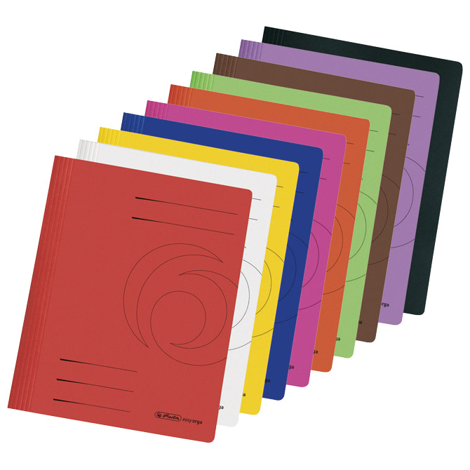 Fascikl mehanika euro karton A4 herlitz 11034303 žuti (55533)