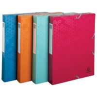 Mapa s gumicom hrbat-40mm A4 pp exacompta maia 59210e sort (55575)