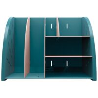 Organizer stolni sa 6 pretinaca pvc skandi exacompta 394606d sv,pla/boja kože (55577)