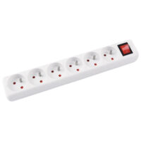 Kabel produžni s prekidačem 6rupa/3m Office Products 13116341-14 bijeli (55584)
