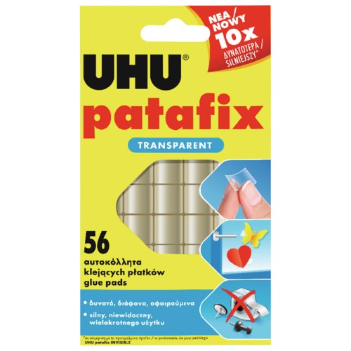 Ljepilo-jastučići 56x patafix uhu prozirni blister (55588)