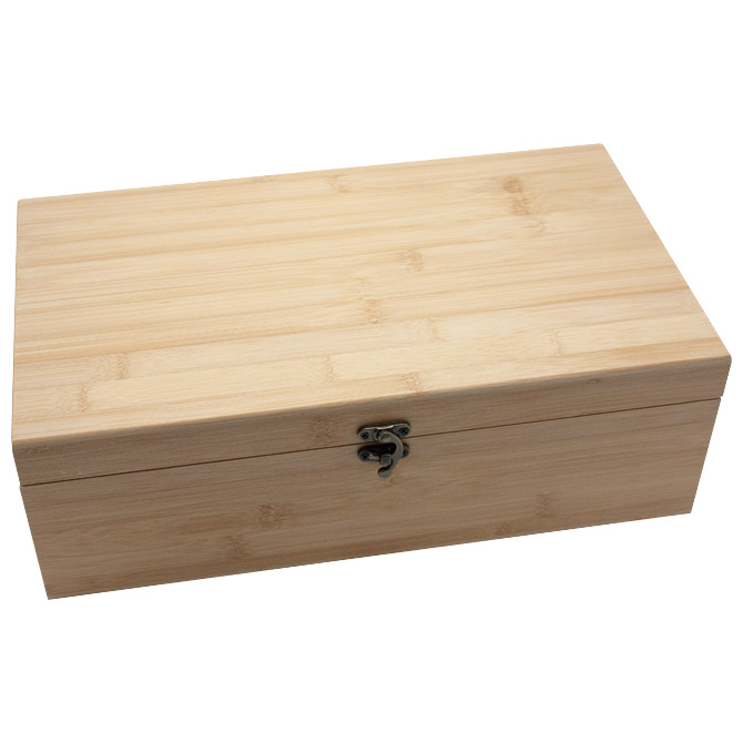 Set - kutija za vino za 2 boce plus pribor 4 dijela - bambus kutija (55594)
