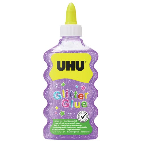 Ljepilo glitter glue 177ml uhu ljubičasto (55631)