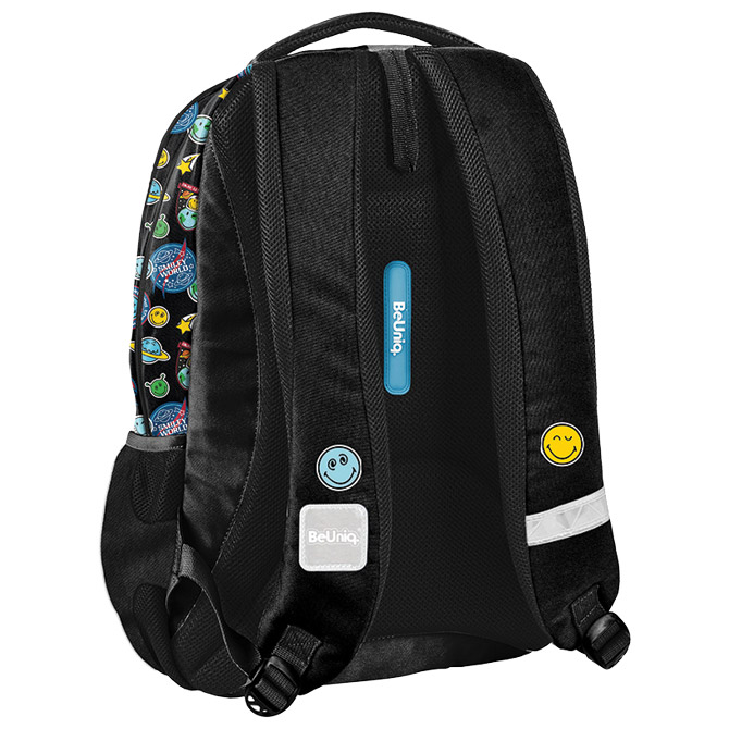 Ruksak školski anatomski smiley beuniq sm24lh-2808 crni (55712)