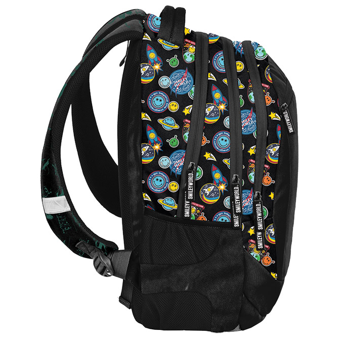 Ruksak školski anatomski smiley beuniq sm24lh-2808 crni (55712)