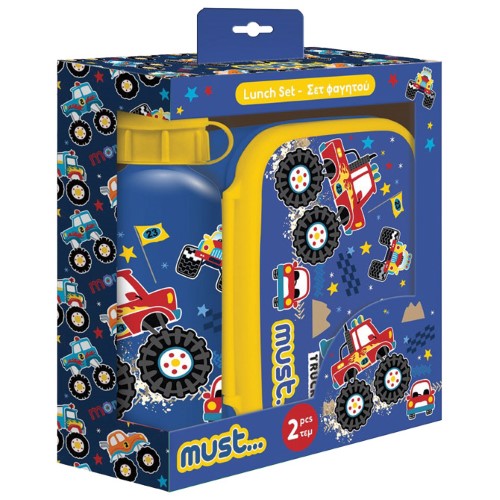 Set boca 500ml plus kut,za užinu big truck must diakakis 000585673 (55788)