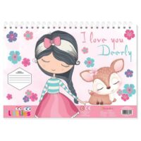 Blok risaći 40lis, plus šablona i naljepnice girl must diakakis 000647034 (55794)