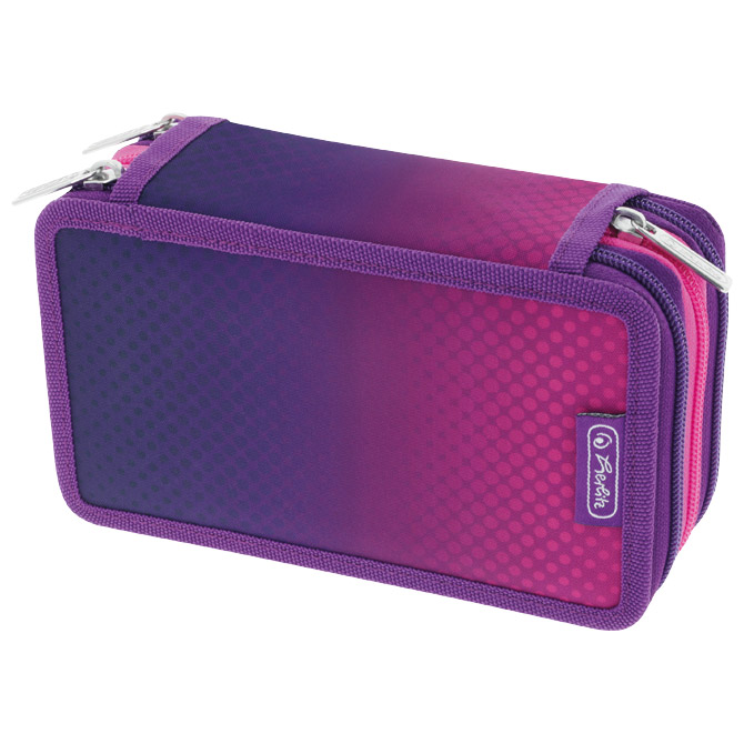 Pernica puna 3zipa dip dye herlitz 50046331 rozo ljubičasta (55828)