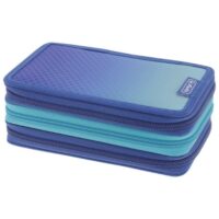 Pernica puna 3zipa dip dye herlitz 50046348 tirkizno plava (55829)