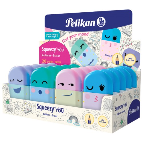 Gumica squeezy pellikan 606202 sortirano (55846)
