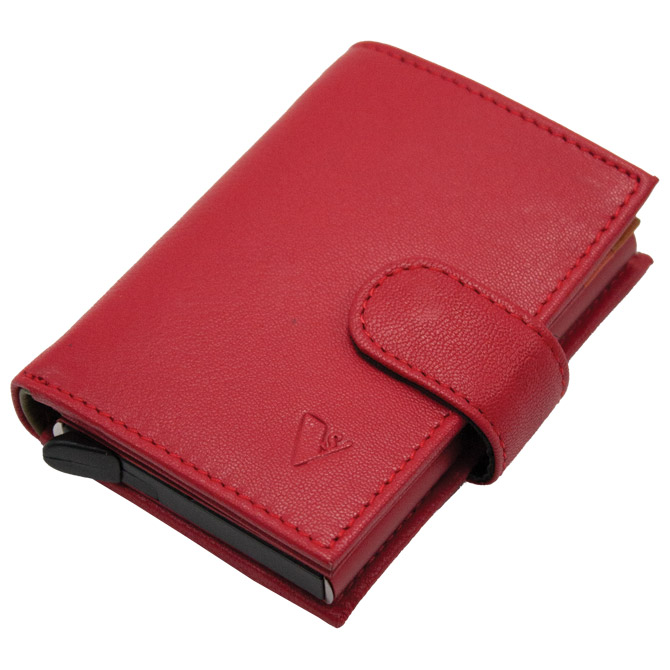 NOVČANIK-ETUI KOŽNI S RFID ZAŠTITOM 1090 CRVENI (55970)