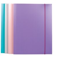 Fascikl klapa s gumicom pp A4 pk4 fellowes 100041254 sortirano (55991)