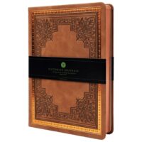 Notes 20,5x14,5cm crte 160l bez zatvaranja old book marker smeđi 3475 (56042)