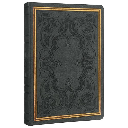 Notes 20,5x14,5cm crte 160l bez zatvaranja old book marker crni 1178 (56045)