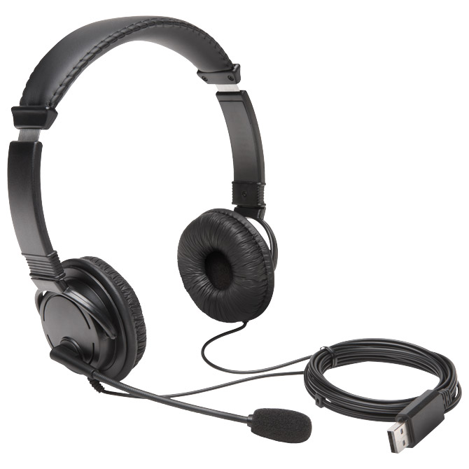 Slušalice plus mikrofon USB kensington k97601ww crne (56545)