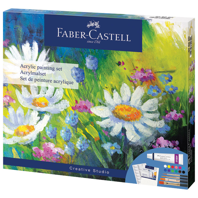 Set boja akrilnih u tubi 9ml pk18 faber-castell 379280 (56609)