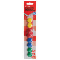 Magnet fi-20mm pk8 office products 20132219-99 sort,boje blister (56784)